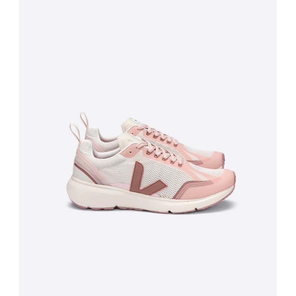 Veja CONDOR 2 ALVEOMESH Schoenen Dames Beige/Pink | BE 497PJJ